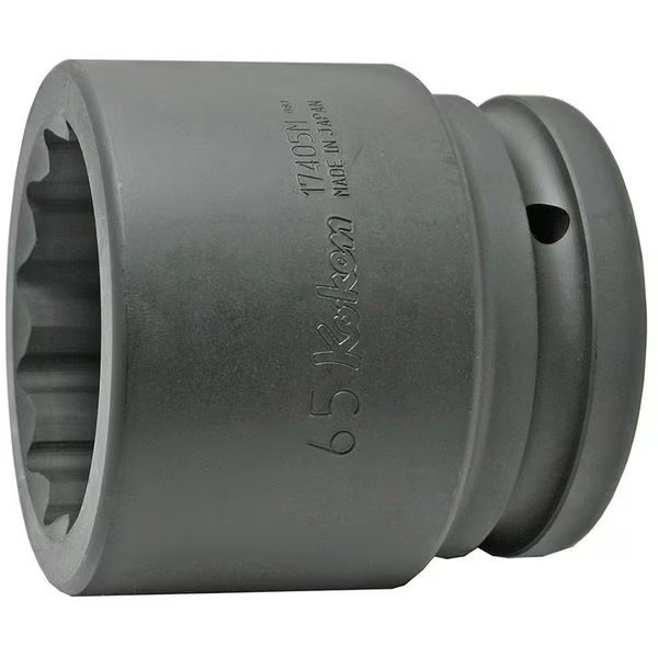 Socket 2.1/4 12 Point 90mm 1.1/2 Sq. Drive, Ko-Ken, Mfr#: 17405A-2.1/4